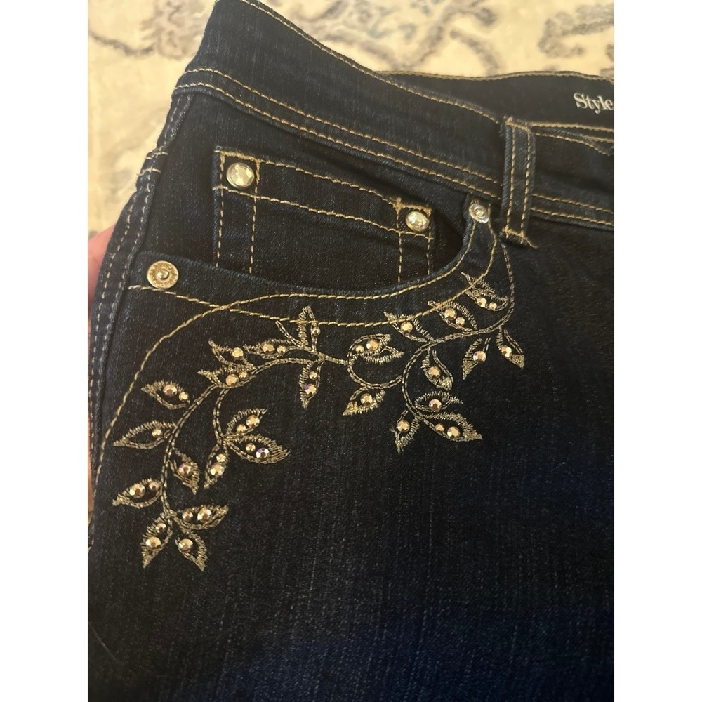 Style & Co Jeans with Tummy Control, Size  4, Straight Leg - Picture 4 of 8
